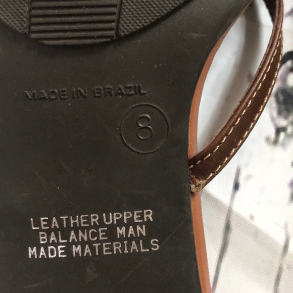 Pesaro Brown Leather Slip-On Sandals 2 - Picture 15 of 16